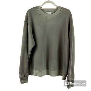 Cotton Citizen Green Crew Sweatshirt Size Large